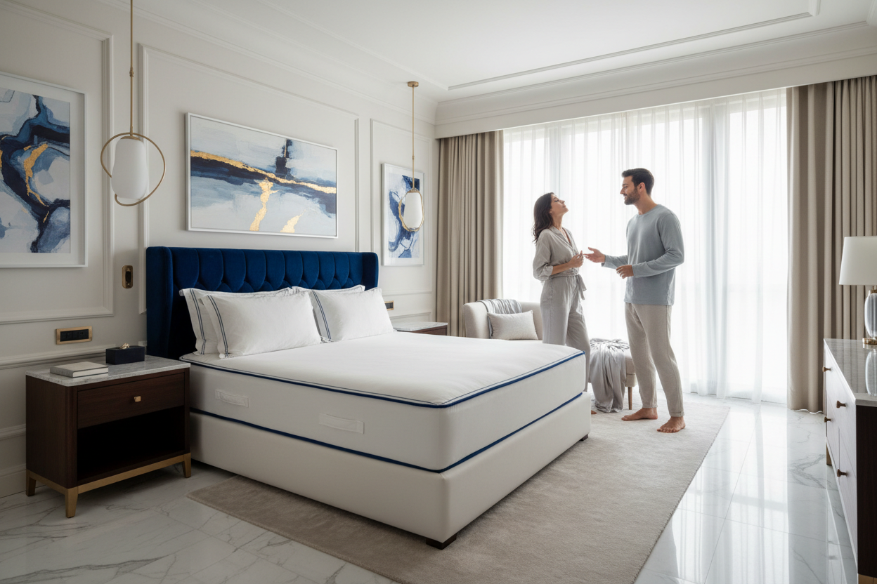 la chambre manque de luxe et de classe